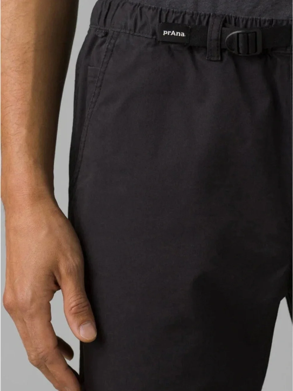 Men’s Prana High Rock‎ Pants Black Hiking Utility Outdoors Organic Cotton Active